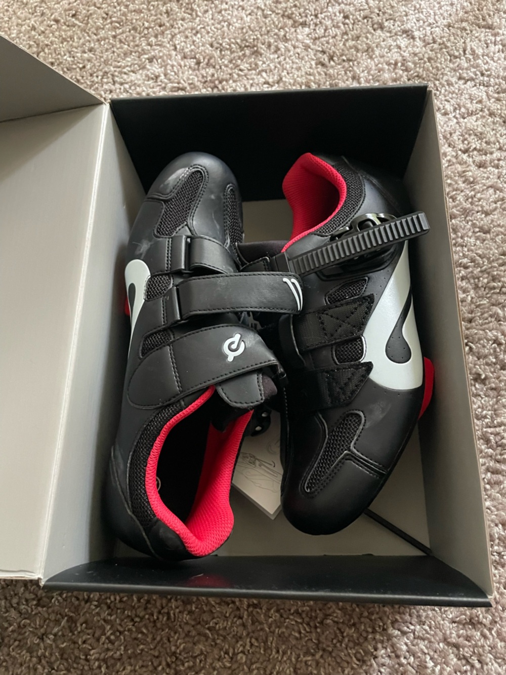 Peloton Black Cycling Shoes